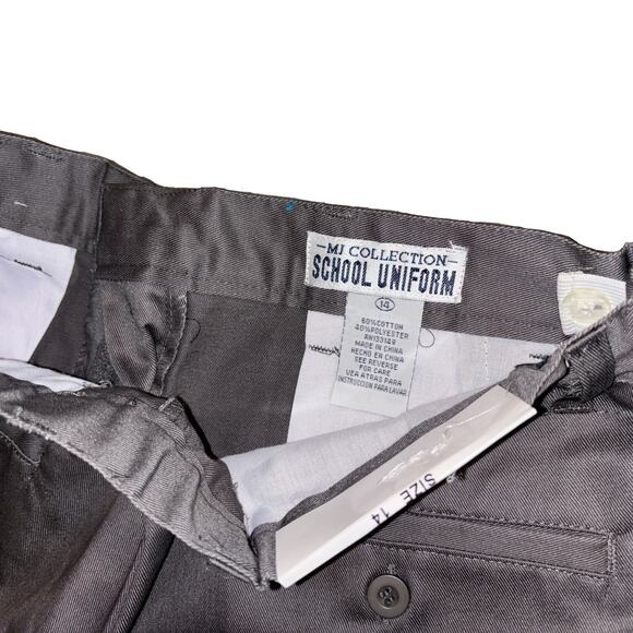 MJ Collection Grey School Uniform Shorts Size 14 Lot of 2 Shorts - Picture 7 of 9